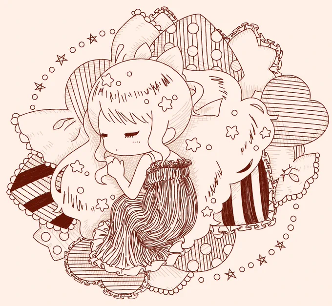 一生終わらないのでは?って思いながらいられの練習で描いた絵! 