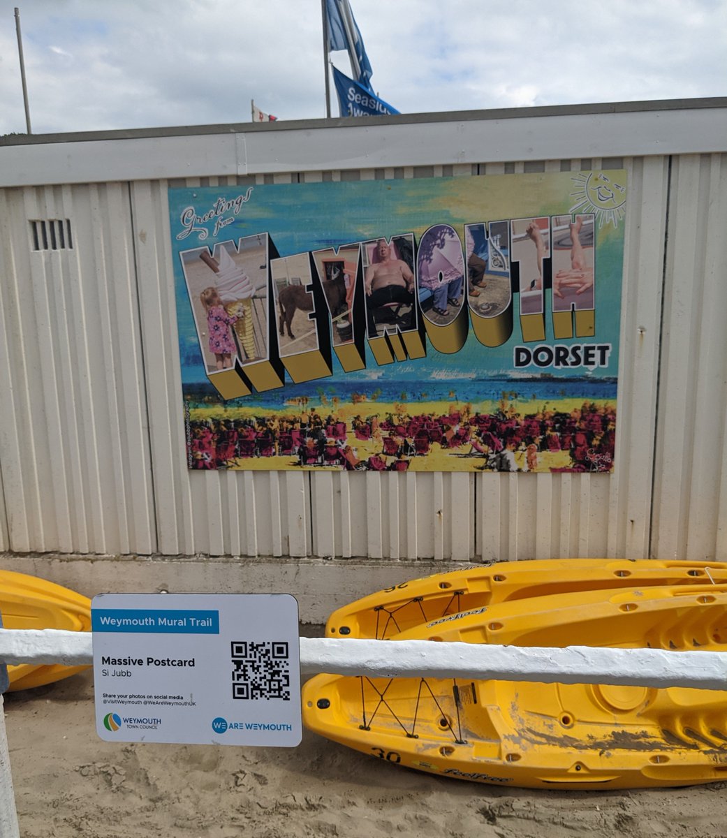 🖼️ Have you discovered #WeymouthMuralTrail yet? 🗺️ Complete the trail in one go, explore in stages, or do it all over again – it’s up to you! 📱 Find out more about each artwork by scanning the QR codes - you can find these near to each mural. #VisitWeymouth #WeAreWeymouth