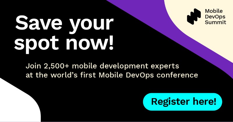 bitrise's tweet photo. It's time to register for Mobile DevOps Summit '22! 📱✨

Our free, 1-day virtual event brings 2,500+ mobile devs &amp; tech leads together to talk about the unique challenges faced by mobile teams on November 10th.

Secure your spot now 👉  https://t.co/qiaOZuwRrG

#mobiledevops22