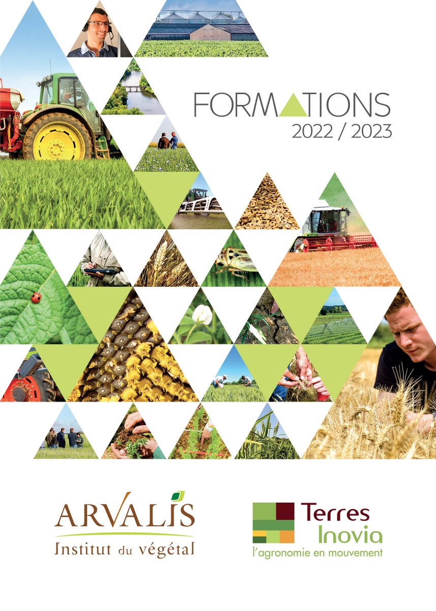 [Formation] C'est la rentrée!
Toutes les formations 2022/2023 proposées par <a href="/Arvalisofficiel/">ARVALIS</a> et <a href="/terresinovia/">Terres Inovia</a> sont disponibles en ligne sur ow.ly/YcK750Kxc5B avec  plus de 160 programmes, 9 nouveautés, 6 suggestions de parcours et le nouveau catalogue téléchargeable!