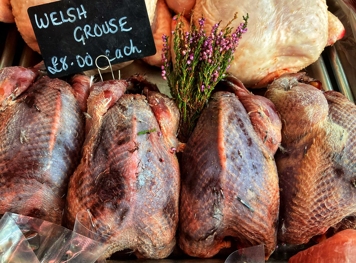 Any other #butchers in Wales have local #Grouse in their window? #Partridge from tomorrow onwards. #Venison regularly. All #welsh #local #sustainable #fieldtofork #gameshooting @EatGameUK @LetsEatWild @CAupdates @BritishGame