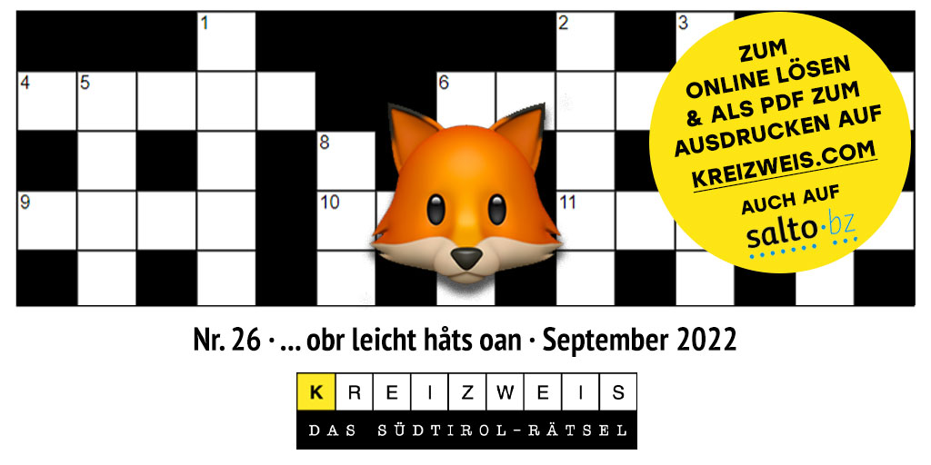 Das neue #Kreizweis ist was für echte Füchse: Die Redaktion hat im neuen Rätsel ihre (spärlichen) verbliebenen Literatur- und Lateinkenntnisse verpackt. Non scholae sed vitae, etc.!
Rätsel Nr. 26 (Schwierigkeit: 🟡🟡🟡🟡⚪) ➡ kreizweis.com/puzzle/26 [Repost: richtiger Link 🤦‍♀️]