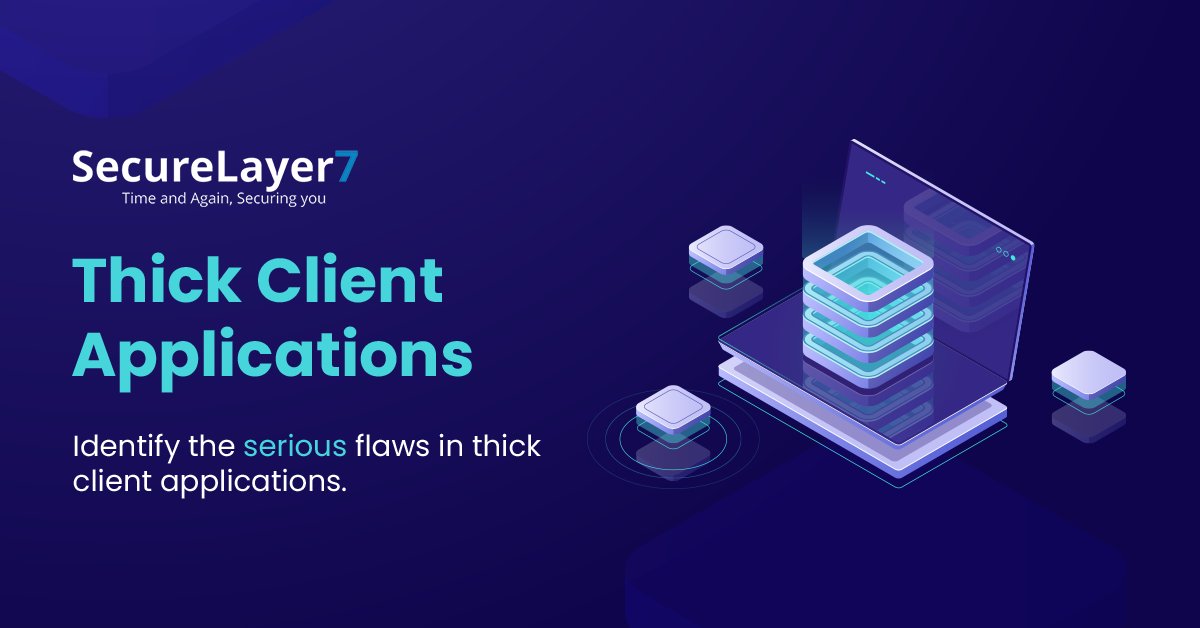 SecureLayer7's tweet image. Whether you&apos;re concerned about Intellectual property risk, operational stress and costs, or regulatory compliance, our service will save your business time and money.
Visit:bit.ly/389D6jQ
#thickclient #thickclientpenetrationtesting #thickclientpentest