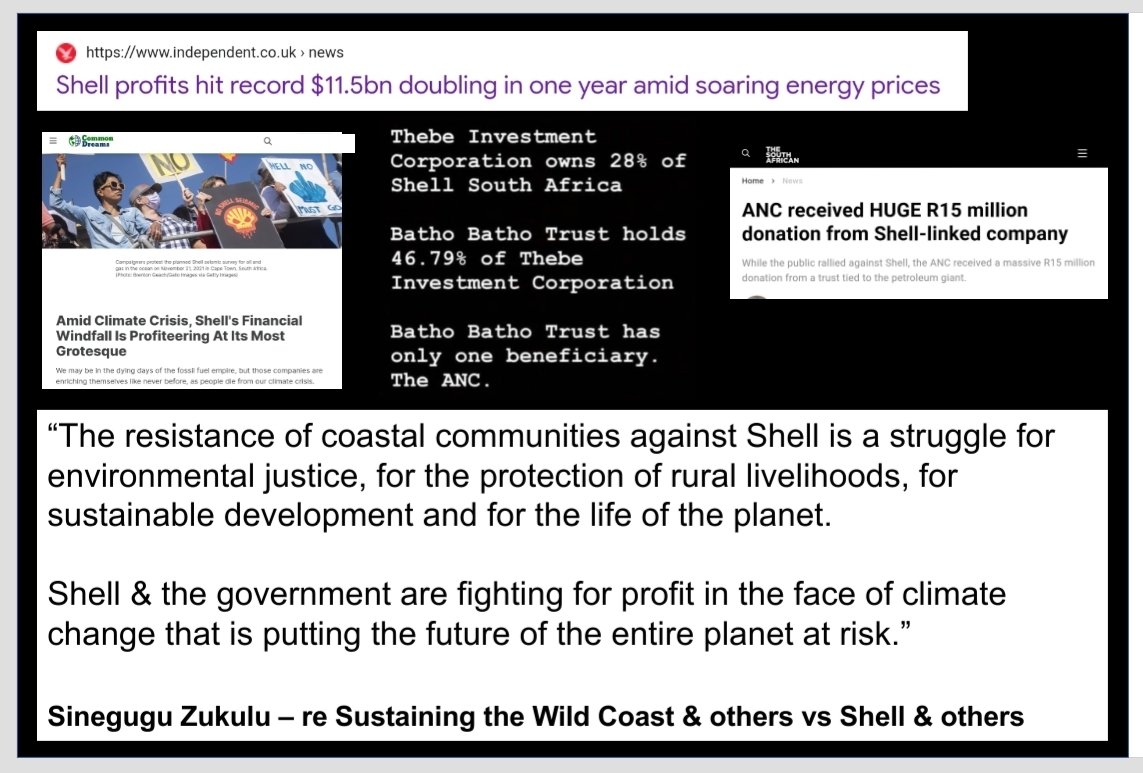 SustainingWild's tweet photo. This victory against Shell is one step in a huge battle against government and corporate extractivism. This is a step in the right direction towards protecting the planet and our collective future @naturaljustice @LRCSouthAfrica @TheGreenConnect @ALLRISElegal
@SineguguZukulu https://t.co/JetFYCZlcG
