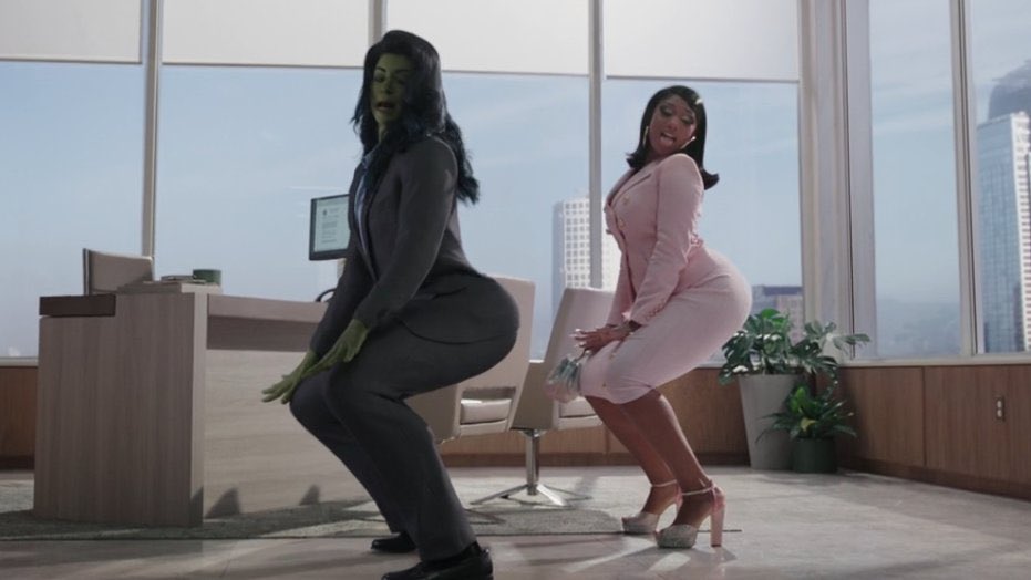 MarvelsContent's tweet photo. Megan Thee Stallion joins the MCU as herself on the third episode of #SheHulk https://t.co/hgoSCZrKgo