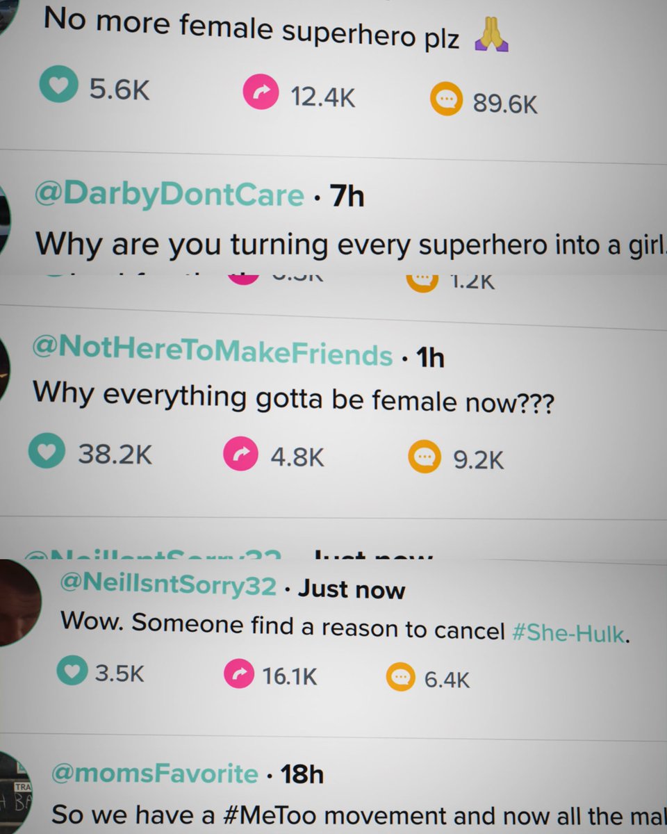 OH I KNOW THOSE PEOPLE ARE FUMING RIGHT NOW #shehulk