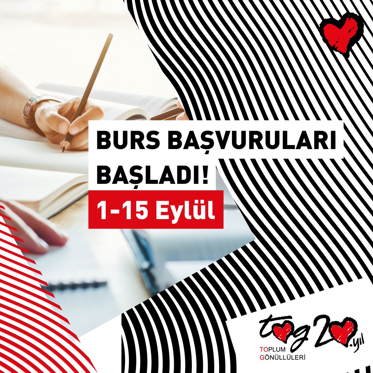 Toplum Gönüllüleri Vakfı burs programları kapsamında, 2022-2023 akademik yılı için #Burs başvuruları başladı! 

Gençlik Bursu yeni sınıf başvuru formu 👉
lnkd.in/dGpc_Ne9

Gençlik Bursu ara sınıf başvuru formu 👉 lnkd.in/dQihfSAx