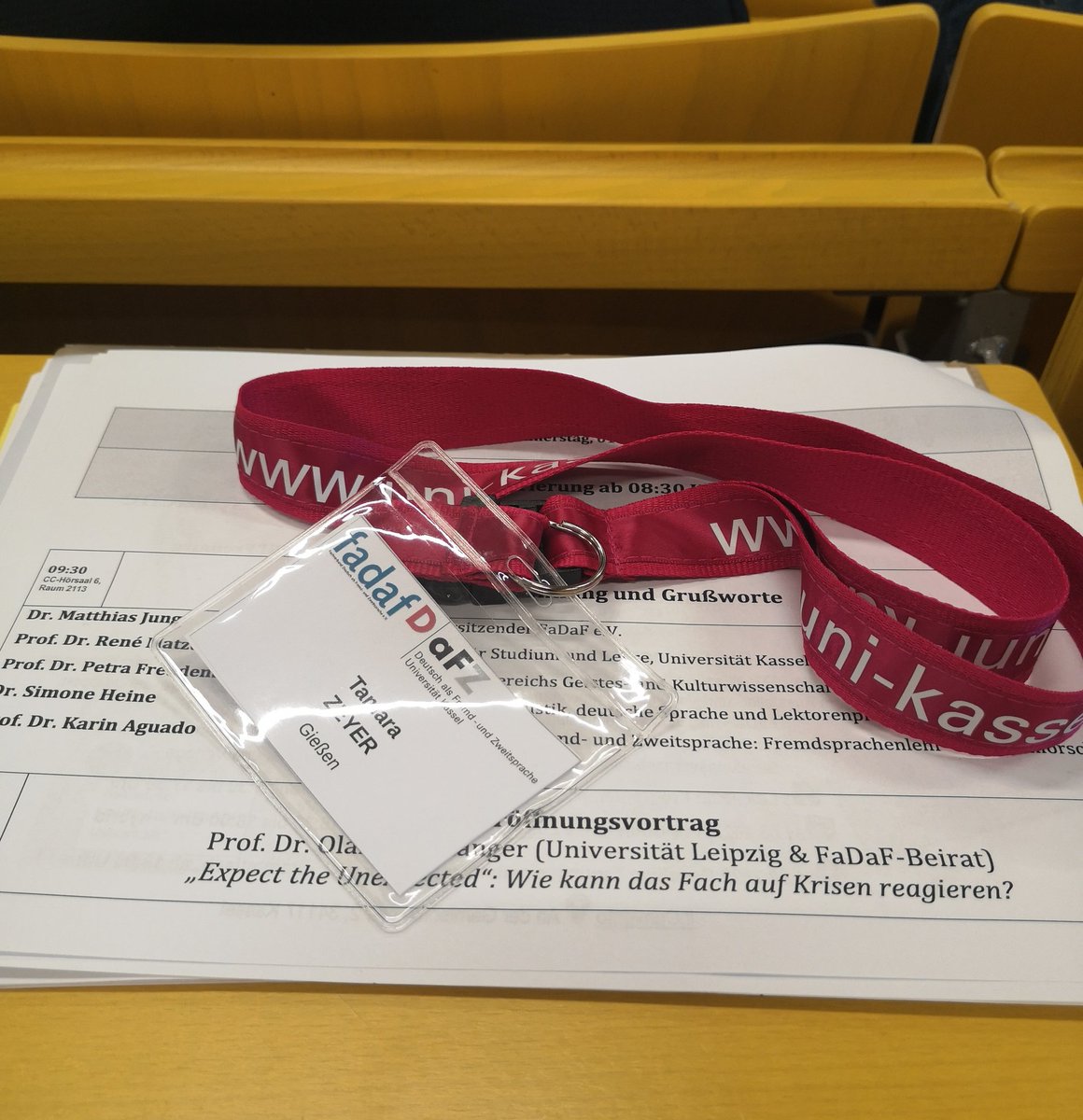 Die 49. FaDaF-Jahrestagung startet an der Uni Kassel @FaDaFeV <a href="/uni_kassel/">Universität Kassel</a> #daf #daz