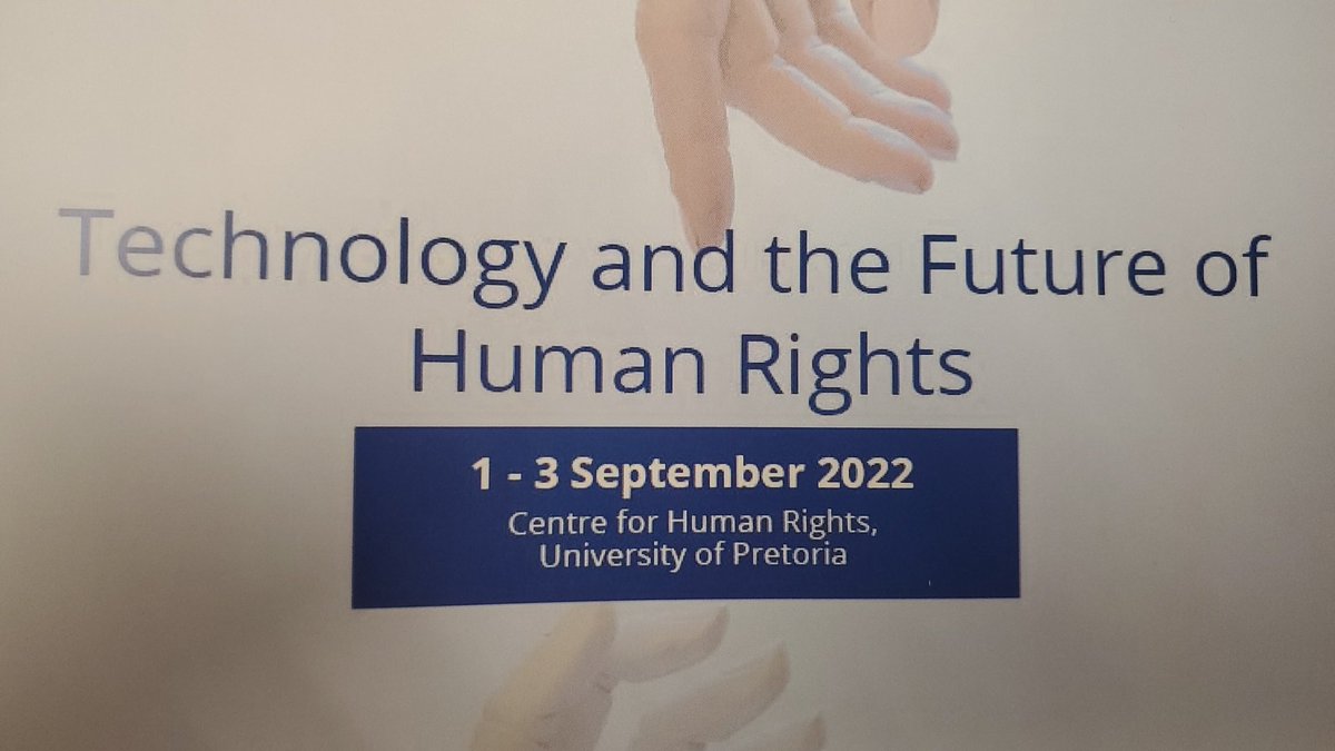 KeneEsom's tweet photo. Delighted to be at the #AHRI2022. Looking forward to engaging with emerging research &amp; discourse on #humanrights in the digital era, ➕️ impact on democracy, rule of law &amp; sustainable devt. @CHR_HumanRights https://t.co/DWoeufksnO
