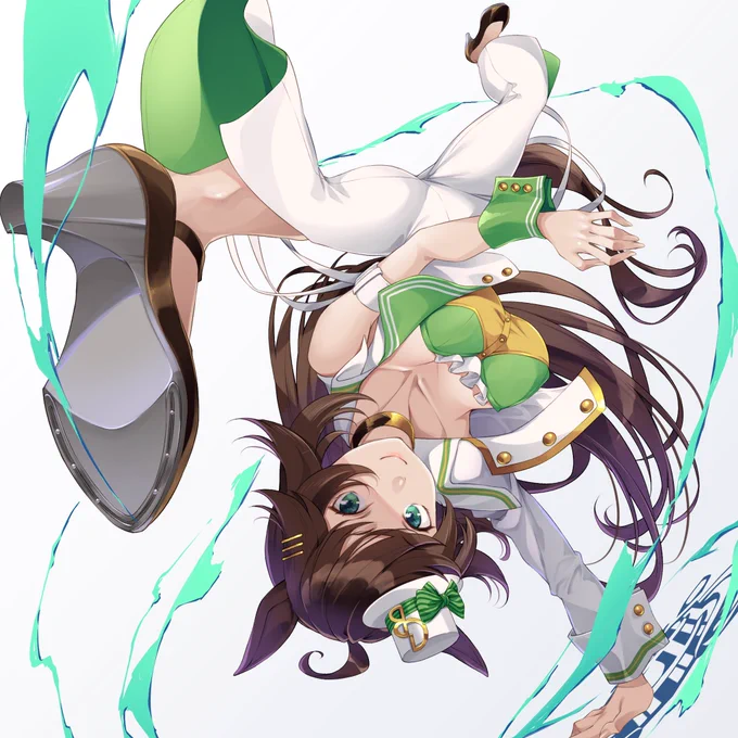 公式には一切明記されていないが、みんなの共通認識としてミスターシービーはカポエラを使うと思っている#ウマ娘プリティーダービー 