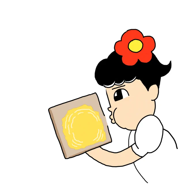 ・ピカチュウみたいなもの・星でかけっこしているおりがみのよりとも・金箔をフーって吹く梅あゆみ 