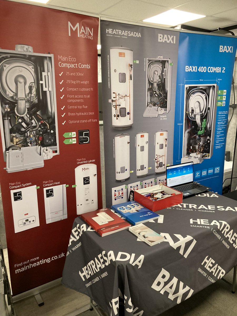 It’s a new month &amp; <a href="/JTAtkinsonBM/">JT Atkinson Builders Merchant</a> Darlington are hosting <a href="/baxiboilers/">Baxi UK & Ireland</a> <a href="/MainHeating/">Main</a> &amp; <a href="/heatraesadia/">Heatrae Sadia</a> this morning. Call in for a ☕️ &amp; 🍪 while you catch up with all that is going on in the wonderful world of #heatingsolutions 🤗