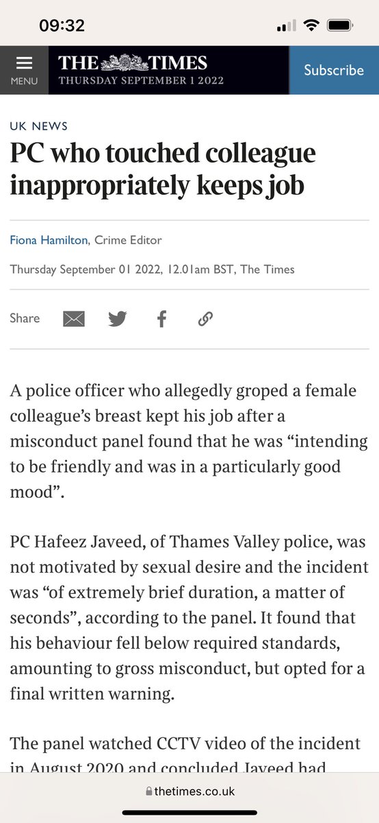 Two recent police disciplinary panel decisions.