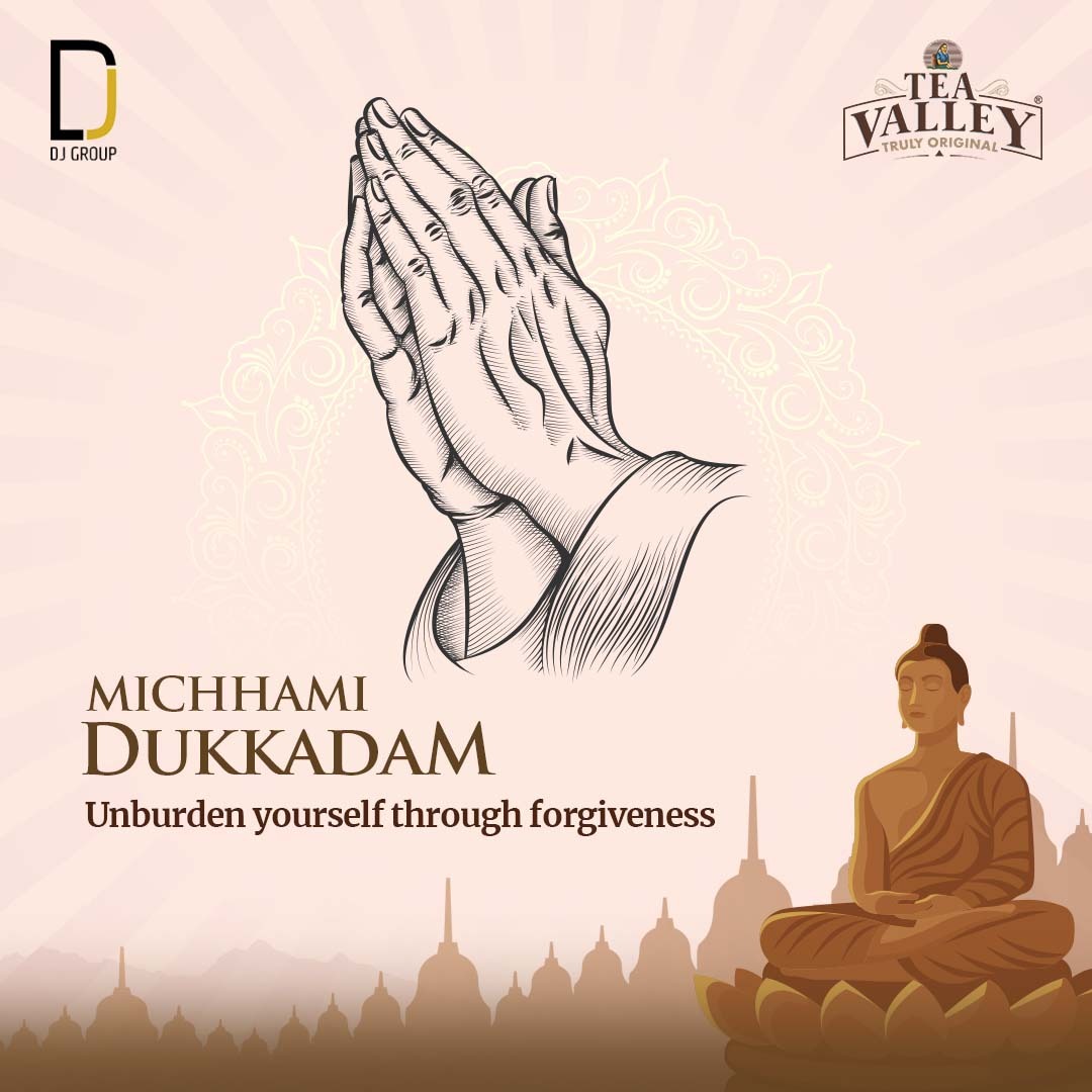 TeaValleyTea's tweet photo. On the auspicious occasion of Kshamavani, Seek forgiveness from your loved ones! 

Michhami Dukkadam!

#MichhamiDukkadam #Michhami #Dukkadam #Forgiveness #TeaValleyTea #TeaValley #Tea #Chai #ChaiTime #AssamTea #TrulyOriginal #Flavour #ChaiTime https://t.co/EVFU0aZXmu