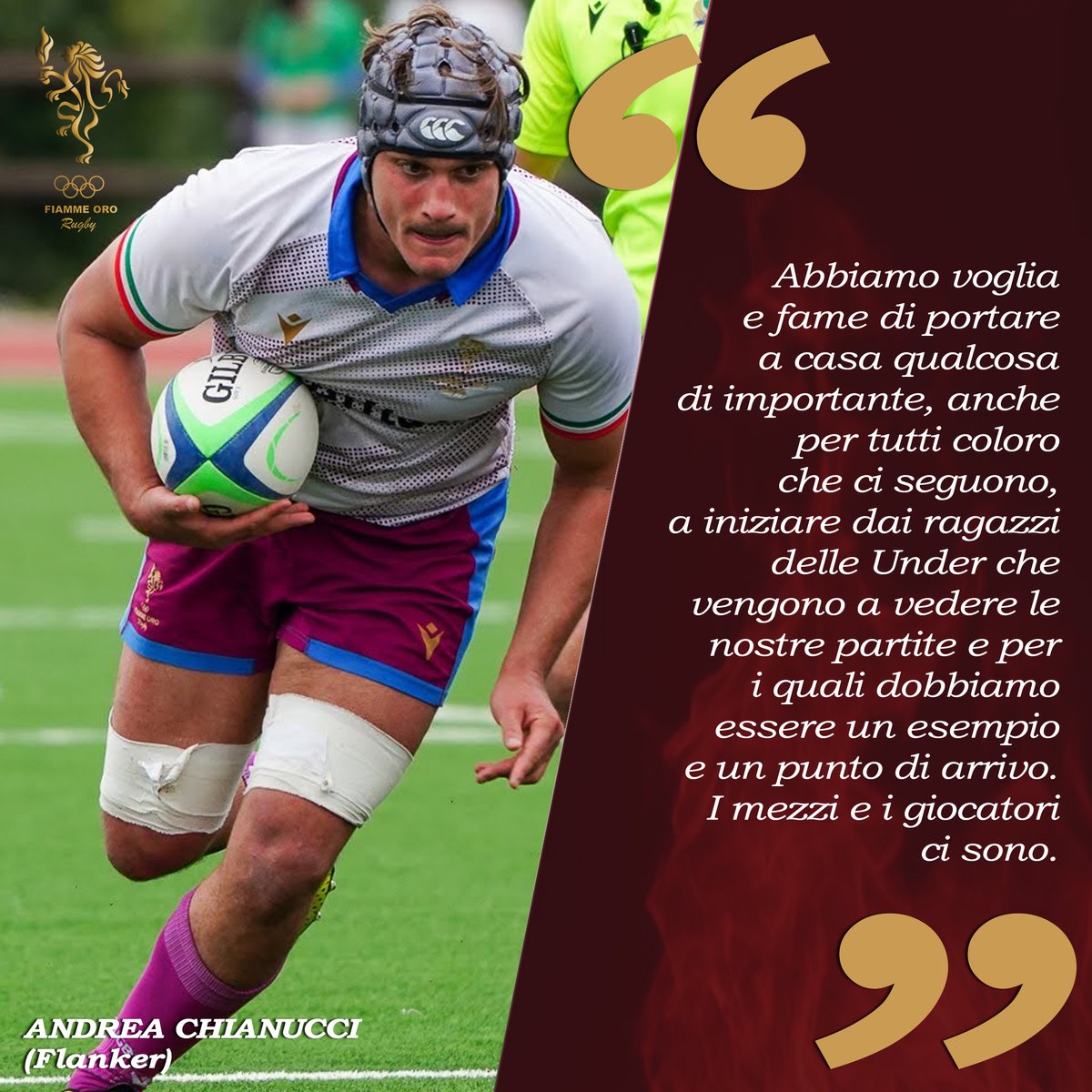 🔥🏉 𝗔𝗡𝗗𝗥𝗘𝗔 𝗖𝗛𝗜𝗔𝗡𝗨𝗖𝗖𝗜: 𝗣𝗥𝗢𝗙𝗘𝗦𝗦𝗜𝗢𝗡𝗘 𝗙𝗟𝗔𝗡𝗞𝗘𝗥
3^ linea di origini toscane alla quarta stagione alle Fiamme e vicecapitano
L'intervista
👇
bit.ly/3RlmNUU

#noisiamolefiamme #essercisempre #fiammeorofamily
ph @magociclo