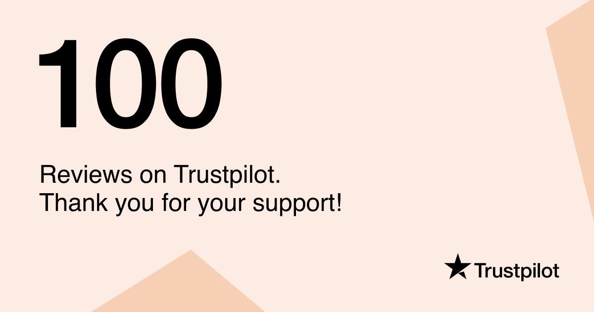 axisbiotix's tweet image. We have now received over 100 customer reviews on Trustpilot 🎉

We thank our customers who have left us a review - we appreciate each one as it allows us to stay informed on each and every AxisBiotix journey 🙌