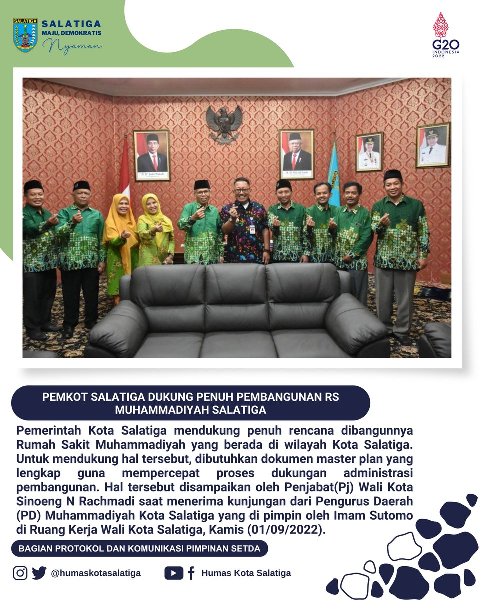 HumasSalatiga's tweet photo. @jokowi @ganjarpranowo @taj_yasinmz @Sinoeng69 @pdmuhammadiyah @muhammadiyahsalatiga #salatiga #pjwalikota #rsmuhammadiyah #faskes #pembangunan #pendidikan #kesehatan https://t.co/v7xfEVAU6a