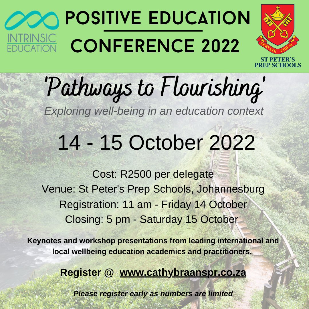 Looking forward to this Conference. Such an important piece in Education, especially at the moment. Have you registered your delegates yet?