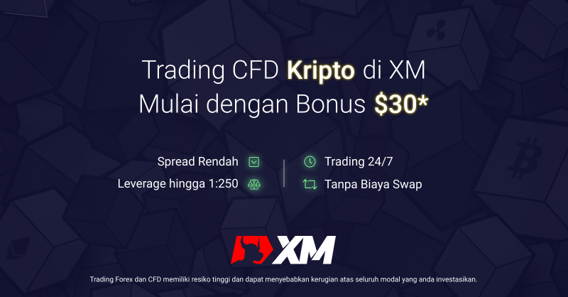 XM_COM's tweet photo. Mulai trading CFD Mata Uang Kripto dengan Bonus Tanpa Deposit $30.

Buka akun XM sekarang dan trading CFD di Bitcoin, Ethereum, Ripple, Litecoin &amp; Bitcoin Cash 24/7.

✔️Spread Rendah ✔️Leverage hingga 1:250 ✔️Tanpa Biaya Swap

#XM #XM_COM #MataUangKripto #TradingKripto