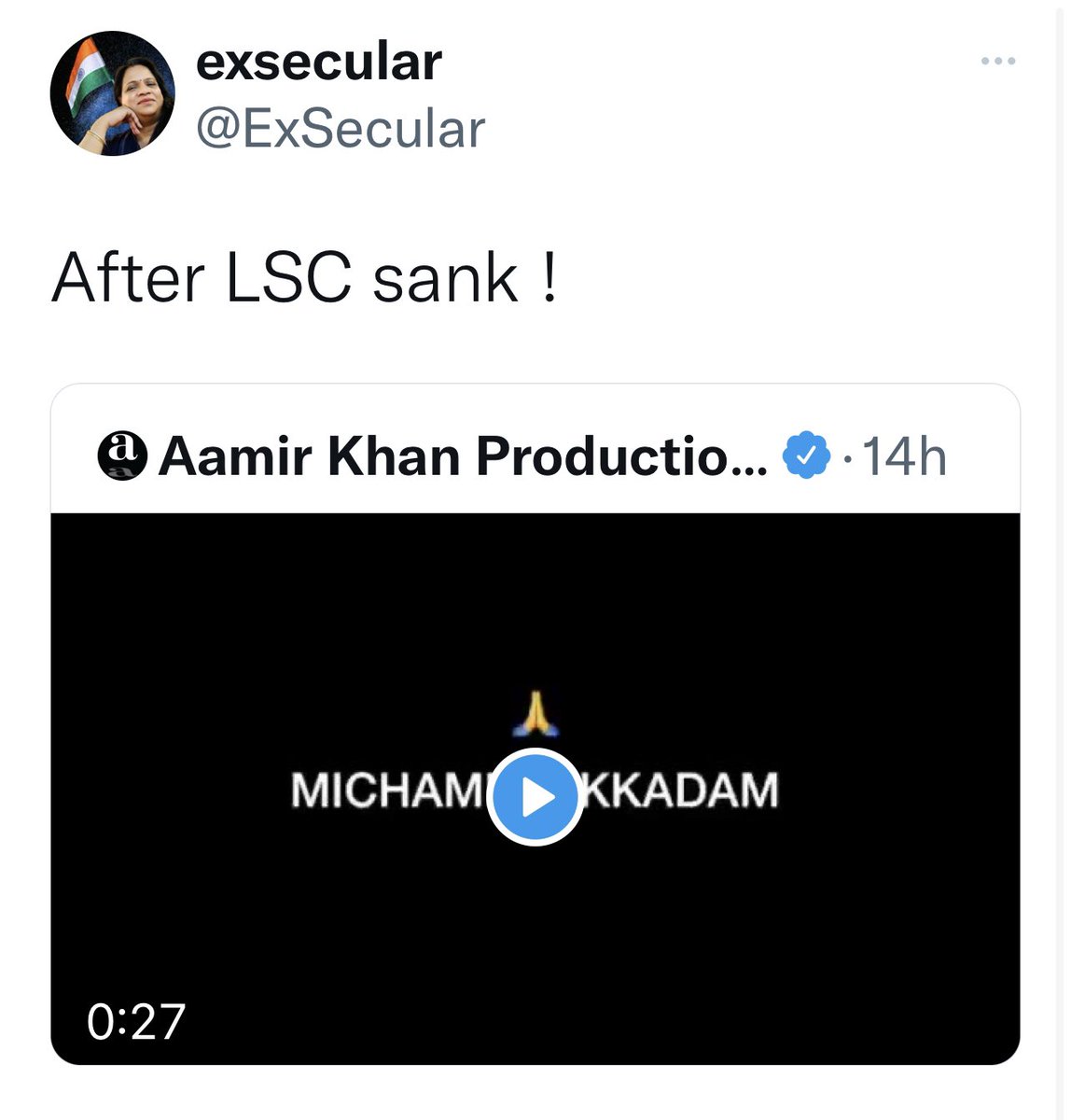 ExSecular's tweet photo. So @AKPPL_Official deleted his nautanki tweet https://t.co/kFd0YwVubn
