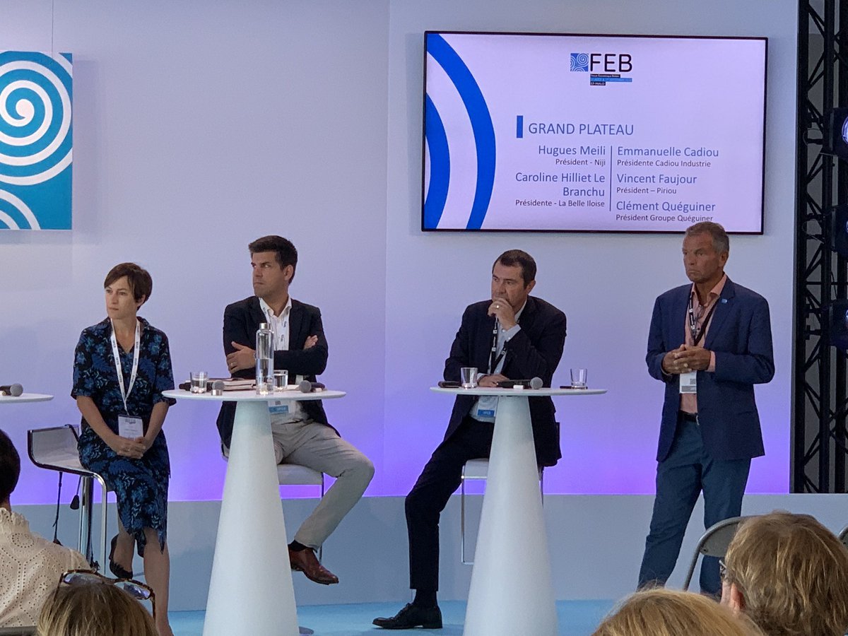 Niji_Digital's tweet photo. #FEB2022 @fe_breton2022 Grand Plateau @ClubETIBretagne pour mise en lumière du fonctionnement des #ETI avec focus sur la transmission patrimoniale et managériale avec #LaBelleIloise @PIRIOU_Group @verlingue @GroupeQueguiner @HuguesMeili https://t.co/zb0cXf6mnc
