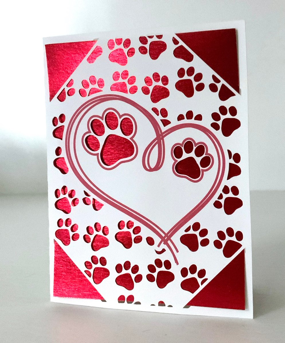 Filled with Paw prints Card , Blank inside , Cat , Dog , Puppy , Kitten , Meow , Bark , Woof , Heart , Love , Pet , Animal
 #CardBlank #love #puppy #pet #dog #heart #Filled #woof #Kitten #cat #Animal #meow #bark #paw #AAmazingPaperCraft

👉etsy.com/listing/105919…