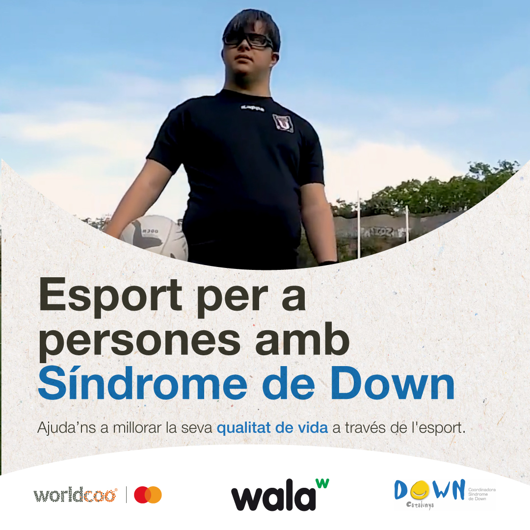 WalaEsports's tweet photo. 👉Avui comença nova campanya d’#arrodonimentsolidari a favor de @downcatalunya. Amb l'objectiu de millorar la qualitat de vida de les persones amb síndrome de Down a través de l'esport.
💳 Recorda, fes clic al botó verd en pagar amb targeta i col·labora https://t.co/vQmf3QsZCn https://t.co/rEB2zOOdhe