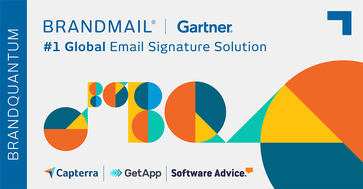 BrandQuantum's tweet image. Gartner has rated BrandMail the number one email signature solution globally. The rating is based on comparison reviews across the Gartner Digital Markets: Capterra, GetApp and Software Advice. Read more here bit.ly/3Q9mStU
#BrandMail #EmailSignatureSoftware