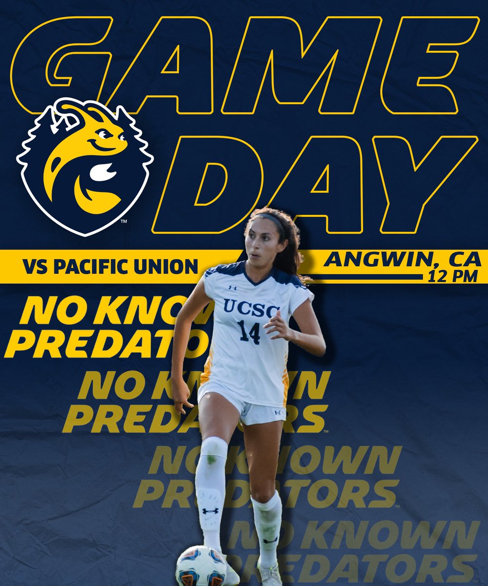 UCSCWSoccer's tweet image. Here are TWO things that we are excited about today and you should be too! 
1.IT’S GAME DAY 🍌🐌⚽️💙💛
2.It’s Alexia’s birthday!🎂🎈🎉🥳
#goslugs #slugslay #noknownpredators