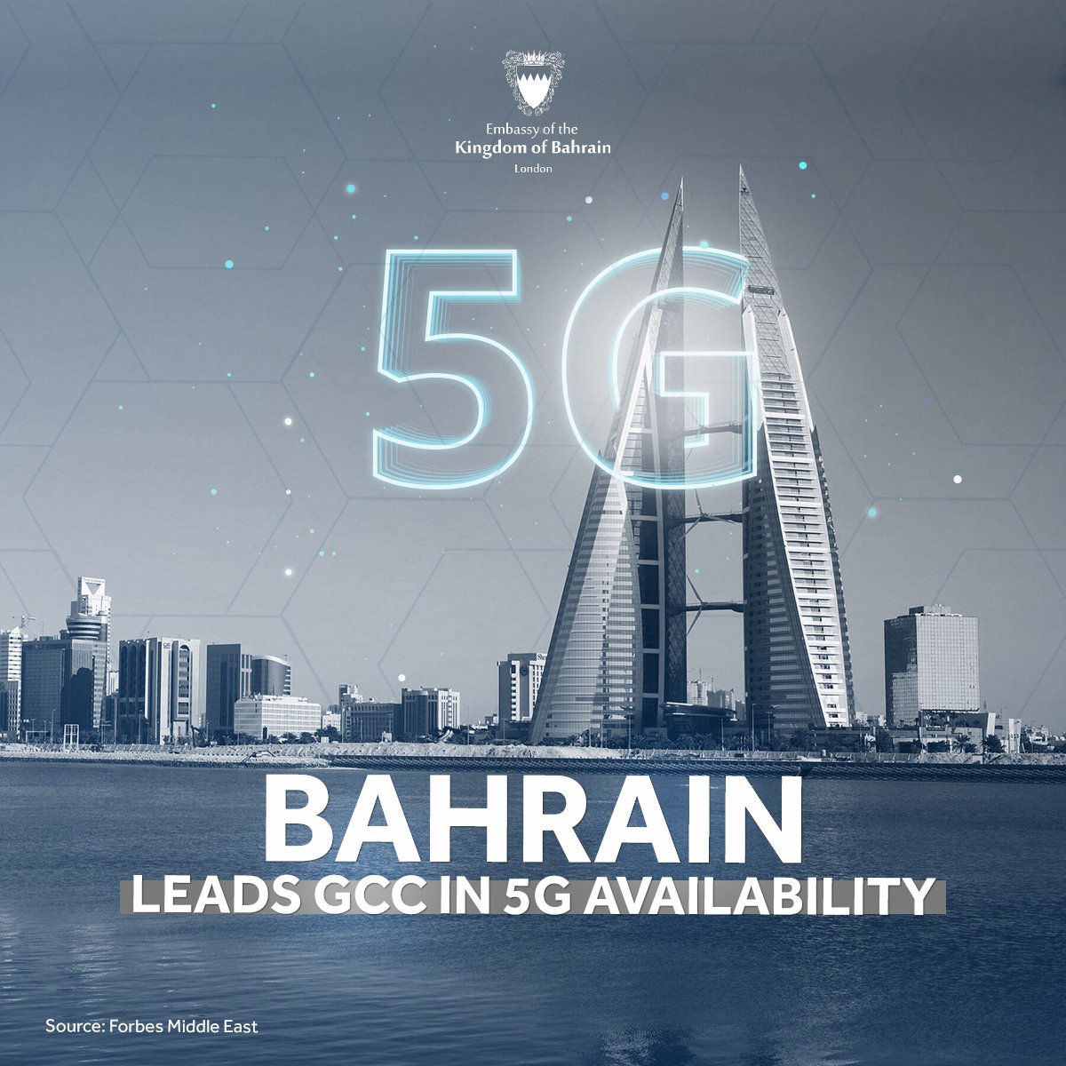 In a benchmarking study conducted by <a href="/opensignal/">Opensignal</a>, #Bahrain 🇧🇭 leads #GCC countries in #5G availability, which was tested with the time users spend in an active connection with 5G. 

bit.ly/3e3GNgx