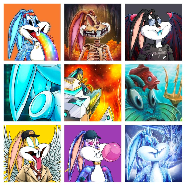 Variety &amp; creativity is what we love 💎🐰

#cnft #cnfts #cnftcommunity #cnftdrop #ageofbunny #degenbunnies