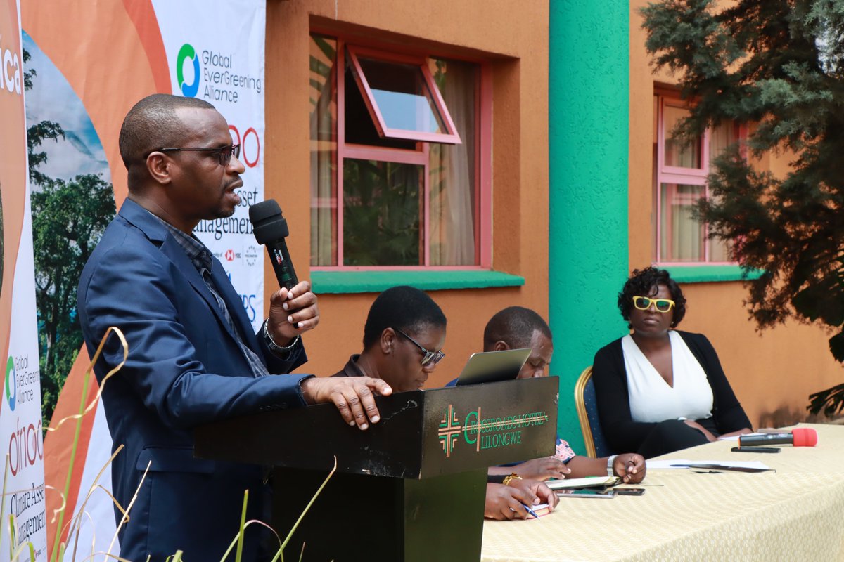 The Launch is well under way in Malawi for the #RestoreAfrica Programme!! "Greening up in order to cool down" - Sekai Mudonhi, Country Representative, CRS