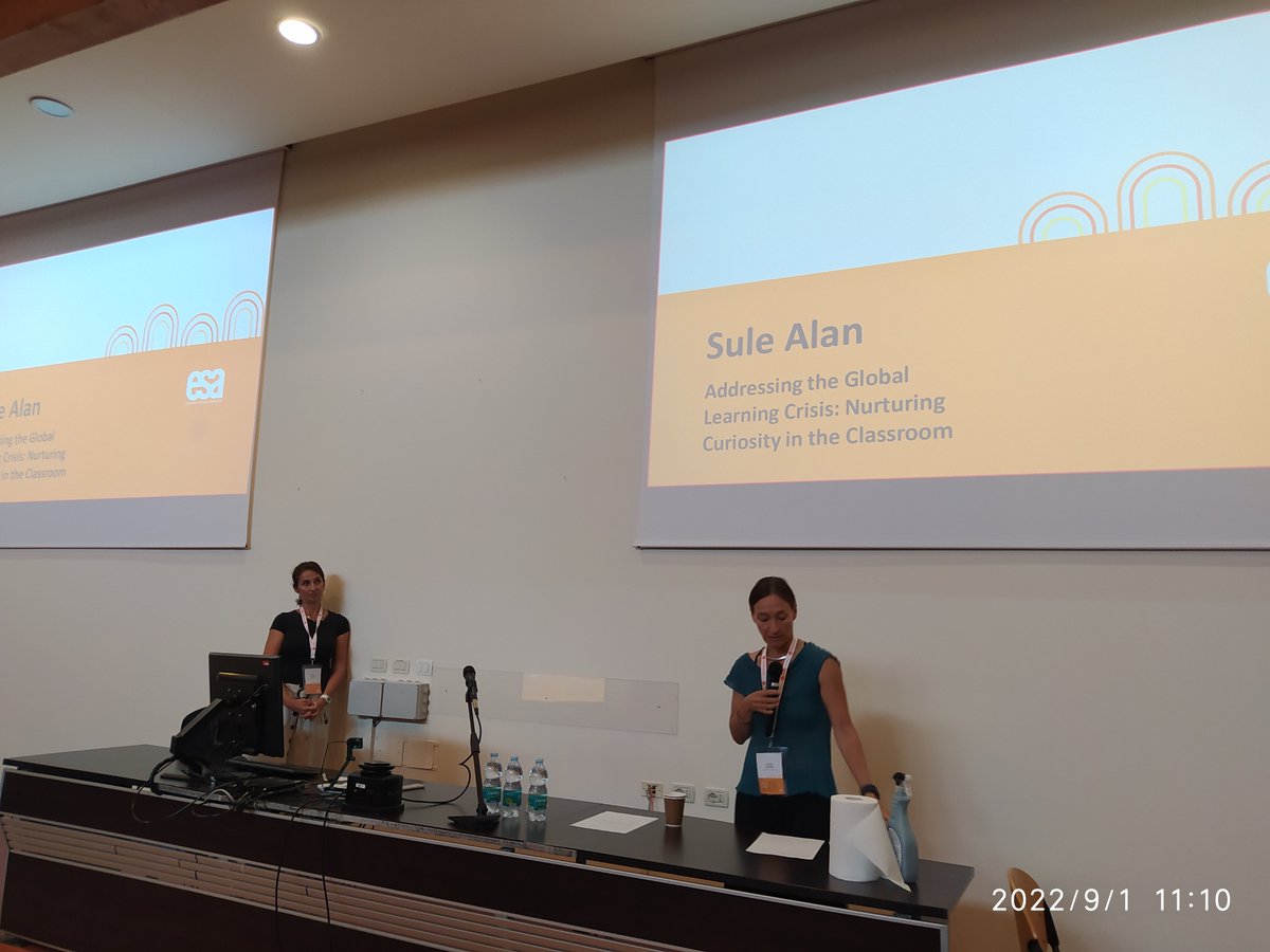 2022 European ESA Bologna: Sule Alan "Addressing the Global Learning Crisis: Nurturing Curiosity in the Classroom" #esabologna