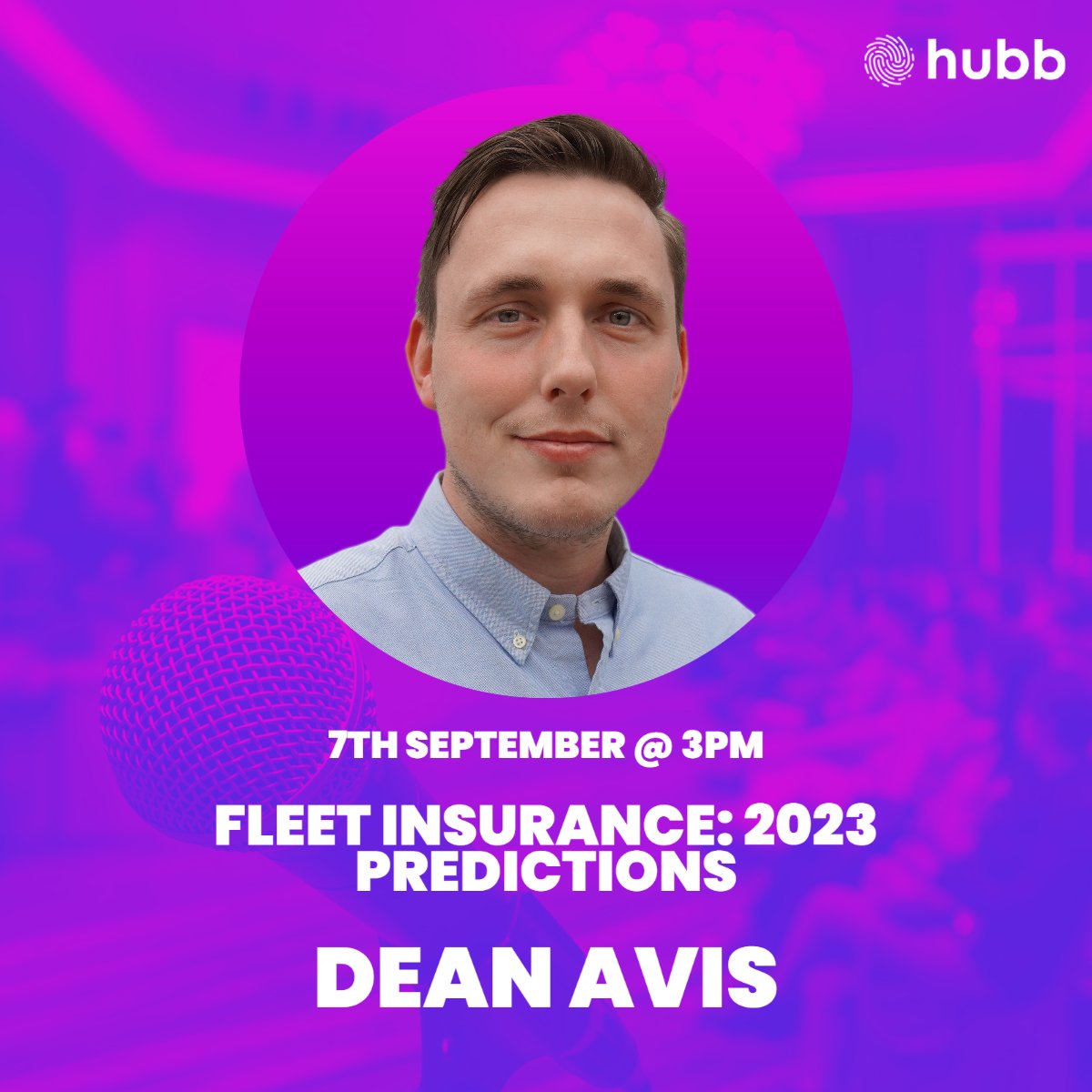 HubbInsure's tweet photo. Join hubb's Fleet Director, Dean Avis, at 3pm on Wednesday 7th September as he discusses the 7 topics that will be most relevant to insurers looking to stay ahead in 2023 and beyond.
✍️ REGISTER HERE: https://t.co/FXg1VpVylq
#Insurance #MotorFleet #InsurTech #Business #Future https://t.co/lik2fjso9J