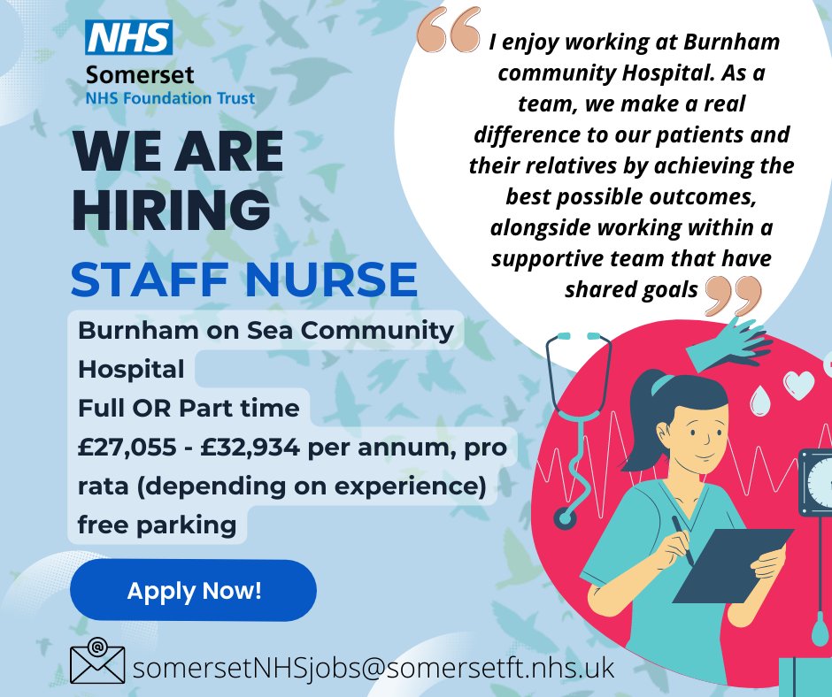 We welcome nurses with a range of experience, from working in nursing homes to working in the community, we will value the skills you'll bring and offer you development and training within the role 

Apply via the link or contact us for more information buff.ly/3Rn9yTO