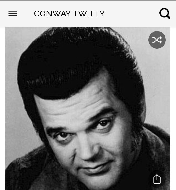 Happy birthday to this great country singer.  Happy birthday to Conway Twitty 