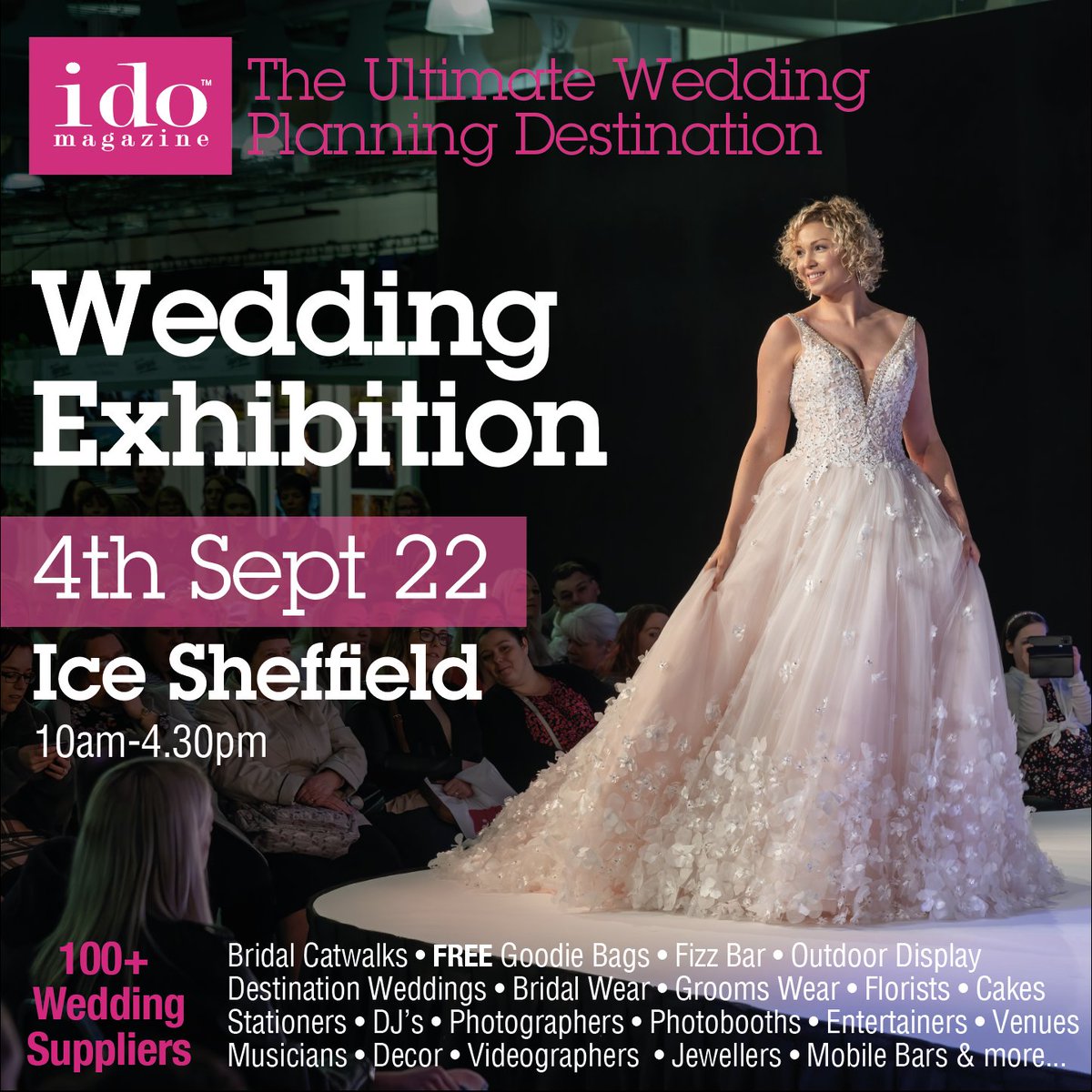 We have a stand available due to a last minute cancellation if there are any suppliers who would like to exhibit at this Sunday's Sheffield Wedding Exhibition? Email natasha@ido-magazine.co.uk for details🙂