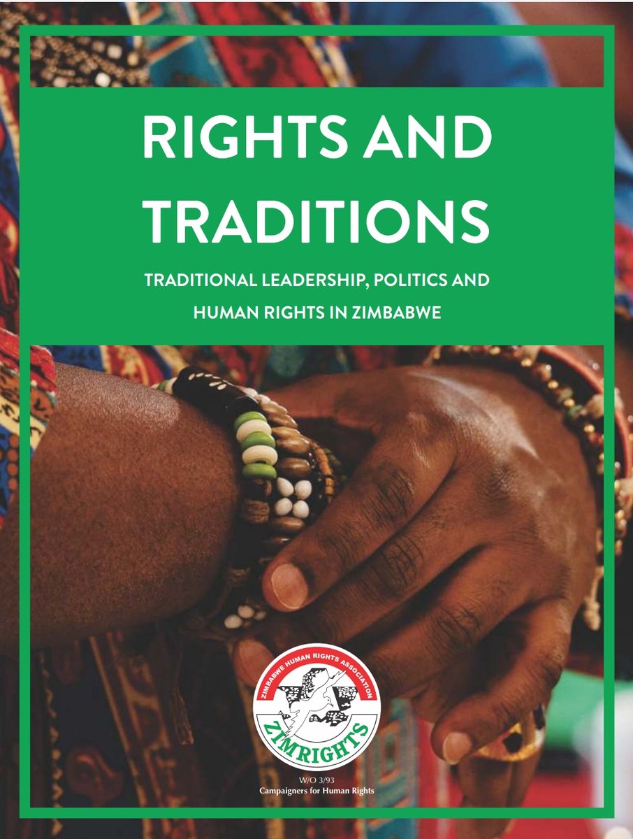 #1. RIGHTS AND TRADITIONS: TRADITIONAL LEADERSHIP POLITICS AND HUMAN RIGHTS IN ZIMBABWE

Yesterday, 31 August 2022, we launched the latest ZimRights report titled, “Rights and Traditions: Traditional Leadership, Politics and Human Rights in Zimbabwe.”