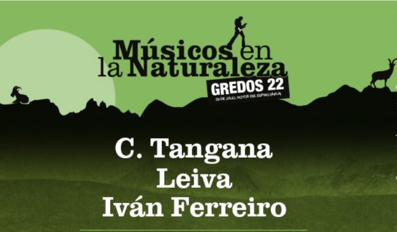 Vendo dos entradas para el festival Músicos en la Naturaleza el sábado 10 de Septiembre. El coste de cada una es de 70€ más gastos de gestión, pero las vendo por 60€ cada una. 

#conciertos #festival #musicosenlanaturaleza #ctanga #leiva #ivanferreiro