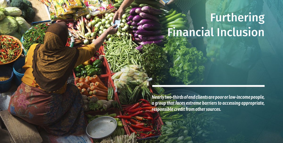 DWMImpact's tweet photo. Earlier this week, @DWMImpact published our 2022 Impact Report, showcasing our real-world impact. Nearly two-thirds of DWM’s end clients are poor or low-income people, a group that faces extreme barriers to accessing appropriate and responsible credit: https://t.co/HasMf5iANI https://t.co/969LXHSi3p