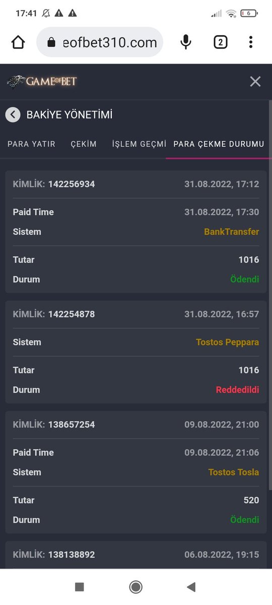 Mustafa12539710's tweet photo. Teşekkür ederim gameofbet cekimler çok hızlı https://t.co/qXWsrWzopR https://t.co/EiBpMPltO7
