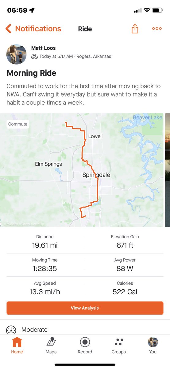 MatthewLoosPE1's tweet photo. My commute today was 3x longer than normal.

But I'm not mad about it... https://t.co/pKp0cy9upa