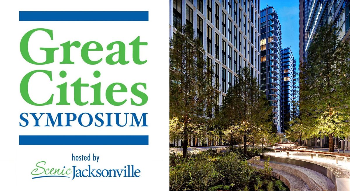 ScenicJax's tweet photo. Next month! We welcome Bob Buckhorn, fmr Mayor of Tampa, FL, as our speaker at the Great Cities Symposium on Oct 12th. He led the stunning transformation of Downtown Tampa &amp; it's riverfront over the last decade. Food, drinks &amp; conversation.
Info &amp; tix: https://t.co/R9CY8Ii29M https://t.co/VrafsnOrMT