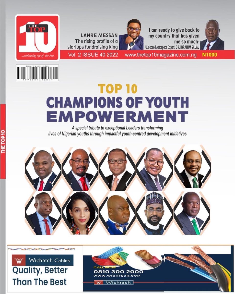 TimAkano1's tweet photo. Tim Akano honoured in Top 10 magazine’s Champions of Youth Empowerment

Read here: https://t.co/7reBnCgHcD https://t.co/TZLxin9NH3