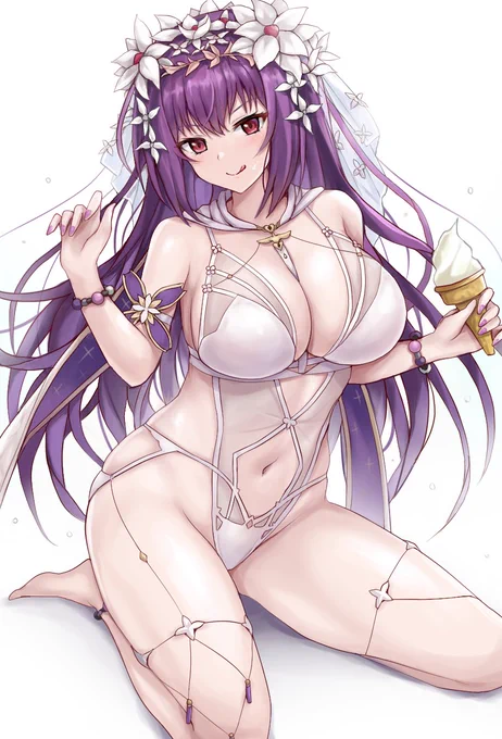 アンケートお題よりFGOから
スカサハスカディ水着っ! 