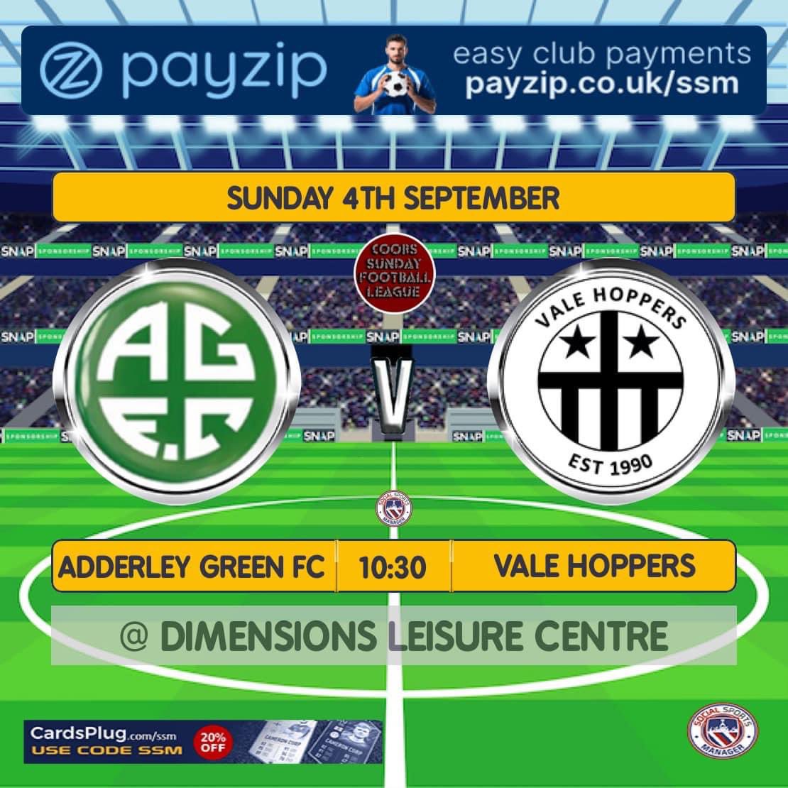 Another big game this week against top of the league and unbeaten vale hoppers.
The lads are hoping to put last weeks disappointing performance behind them and get the 3 points 💚⚽️💚⚽️