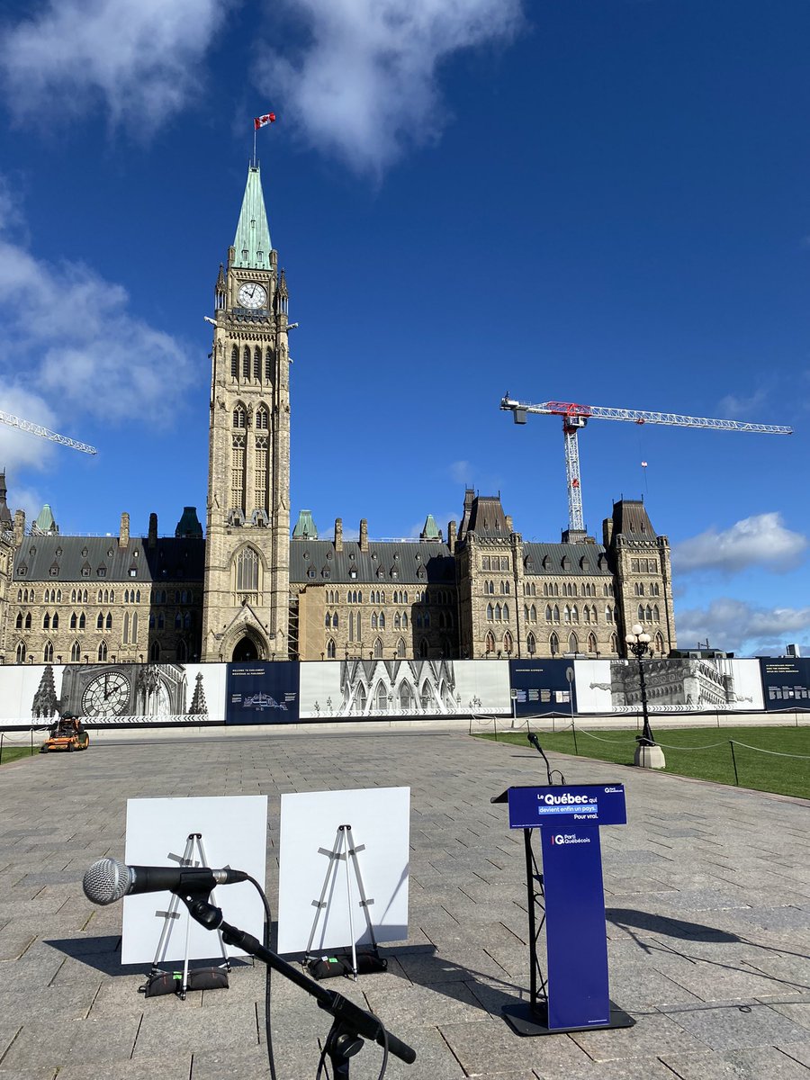 Non, non vous ne rêvez pas. Petit arrêt à Ottawa pendant les élections québécoises. Annonce de Paul St-Pierre Plamondon à venir, il refait le coup de Lisée en 2018.