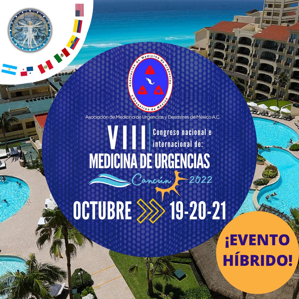 amudem's tweet photo. ⏩ ¡Porque ustedes lo pidieron!
▶️VIII Congreso Nacional e Internacional de Medicina de Urgencias 🏥
AHORA EN FORMATO HÍBRIDO
‼️Al comprar tu acceso al evento presencial adquieres el virtual totalmente gratis‼️
⏩⏩⏩Registro y mas información: https://t.co/a0q9P7dcsi
#AMUDEM2022 https://t.co/a755thmNi5