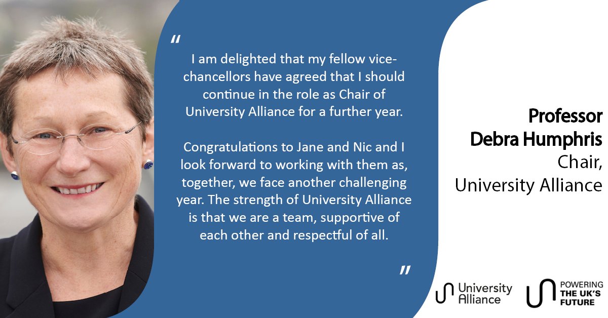 University Alliance tweet media