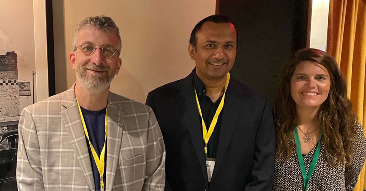 commsjf's tweet photo. Professors keep busy over the summer, especially at the AEJMC (Association for Education in Journalism and Mass Communication) conference.    https://t.co/9K6yVNhbuM https://t.co/Vl0wVM5mPX
